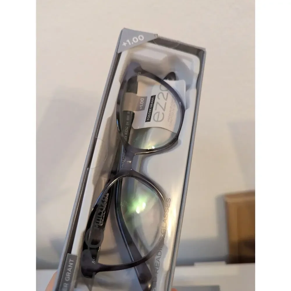 Foster Grant EZ2C Multizone Advanced Reading Glasses McKay MF & 606 BLU +1.00